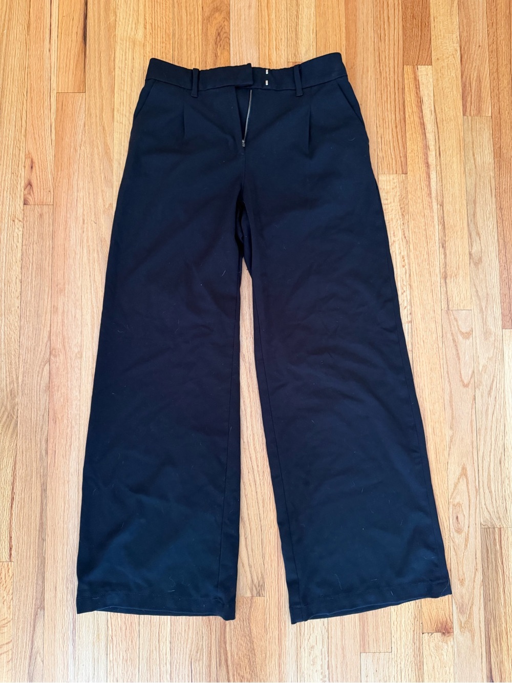 American Eagle Outfitters Women's Wide Leg Pants in Navy - Picture 4 of 5
